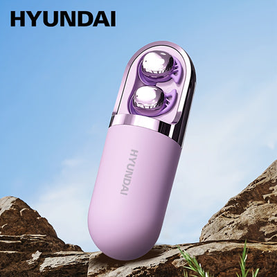HYUNDAI HY-S13 2025 Wireless Earbuds - 100+ Hour Battery Life, 0 Pressure Sensation, 6.0 Flash Connection, 6.0 Wireless, 6.0 Wireless Earbuds with 6.0 Wireless Technology, Comfortable Fit For Everyday Use, Sleek Earbud Design