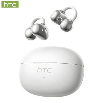 1pc HTC NE55 AI Translation Earbuds Real-time Translation Headphones OWS Open-Ear Wireless Headphones, Latest BT V6.0, Noise Reduction Clear Call, 6.5 Hours Music Long Battery Life, Big speaker Big Volume, Headphones Noise Ca