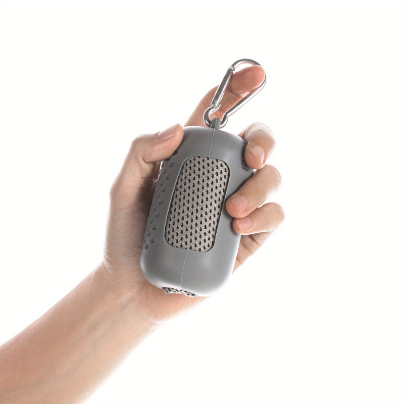 Quick-Drying Sports Towel with Storage Box and Cooling Ice Blanket for Outdoor Fitness and Camping Christmas Gift