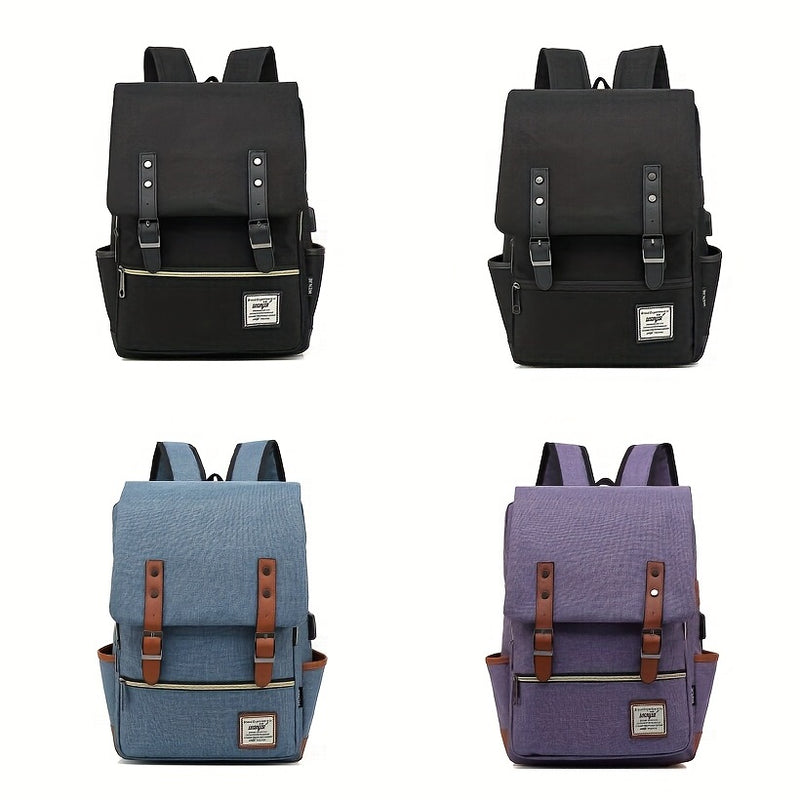 Student Backpack Travel Backpack Outdoor Casual Bag For Men And Women Computer Bag Shoulder Bag Multi-purpose Backpack With Belt Decoration