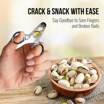 Stainless Steel Nutcracker Pliers, Durable Metal Seed Sheller & Walnut Cracker, Multi-Function Kitchen Tool