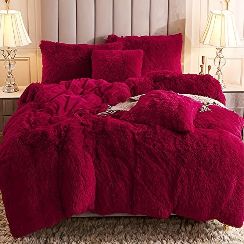 طقم غطاء لحاف فاخر من 3 قطع - غطاء سرير ناعم ومريح لجميع المواسم مصنوع من البوليستر بسحاب لغرفة النوم وغرفة الضيوف والمبيت