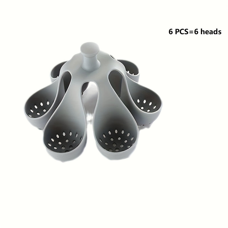 4/6 Heads High-Temperature  Silicone Egg Cooker for Home Kitchen, a  Tool for Steaming Eggs for Family Breakfast.