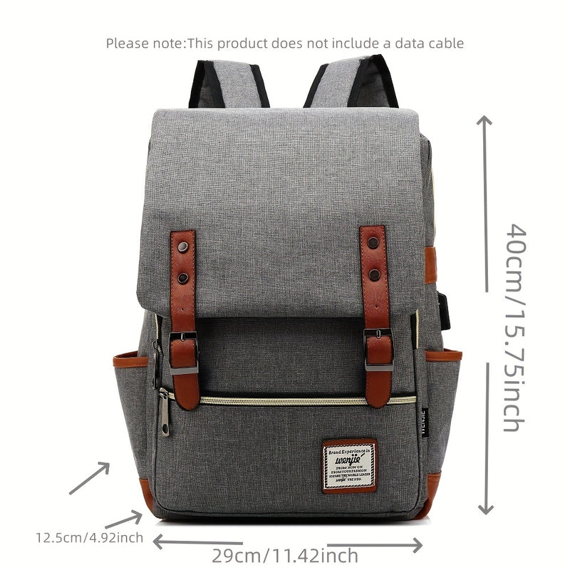 Student Backpack Travel Backpack Outdoor Casual Bag For Men And Women Computer Bag Shoulder Bag Multi-purpose Backpack With Belt Decoration