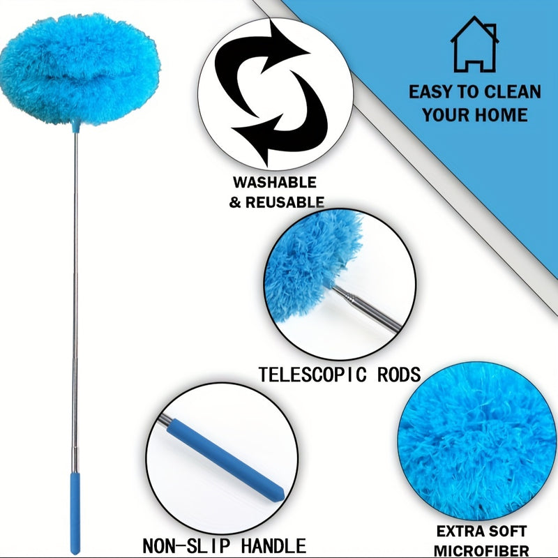 Mini Fan Brush, Ceiling Fan Dust Removal and Cleaning Duster Multi-Functional Dusting Feather Suitable for Car Furniture Fans