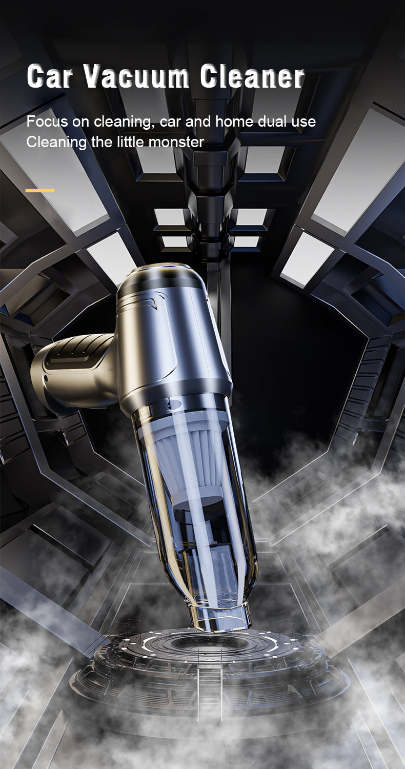 مكنسة كهربائية صغيرة لاسلكية متعددة الوظائف محمولة باليد، أداة تنظيف منزلية رطبة وجافة، مكنسة كهربائية داخلية للسيارة