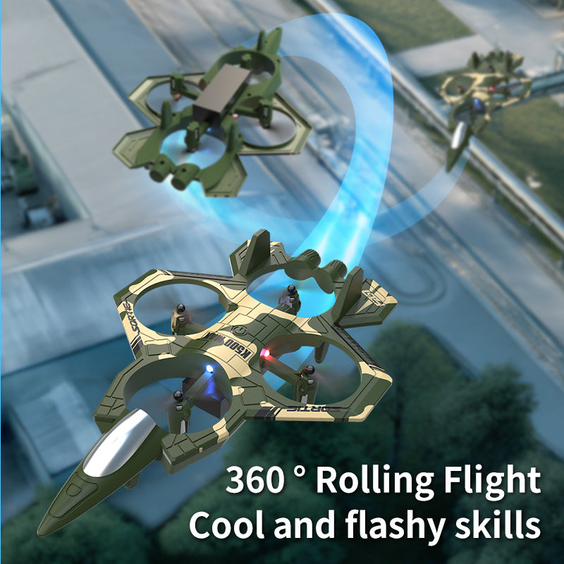 K500MAX RC Drone with 360° Flips, Throw Start, Altitude Hold, One-Key Speed Switch, Crash Resistant Design, RGB Lights, Headless Mode, 6-8 Minute Battery Life, 3m/s Max Speed, Usb Charging, Outdoor Flying, Stunt Enthusiasts,