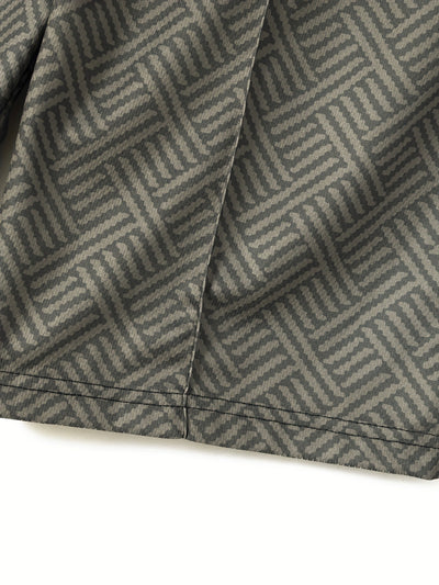 تي شيرت رجالي بأكمام قصيرة + شورت بدلة رياضية كاجوال باللون الأزرق