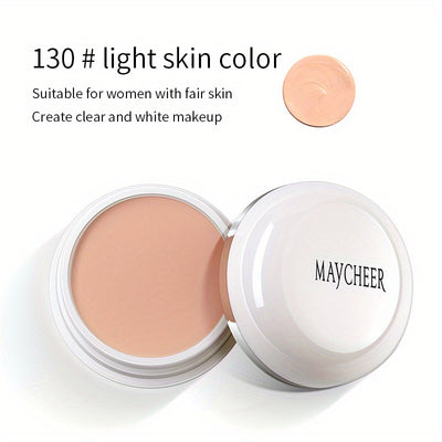 كريم إخفاء العيوب بتغطية عالية بلونين، إخفاء الهالات السوداء وعلامات حب الشباب والنمش والبقع، كريم أساس سائل مقاوم للماء يدوم طويلًا، يحتوي على سكوالين نباتي