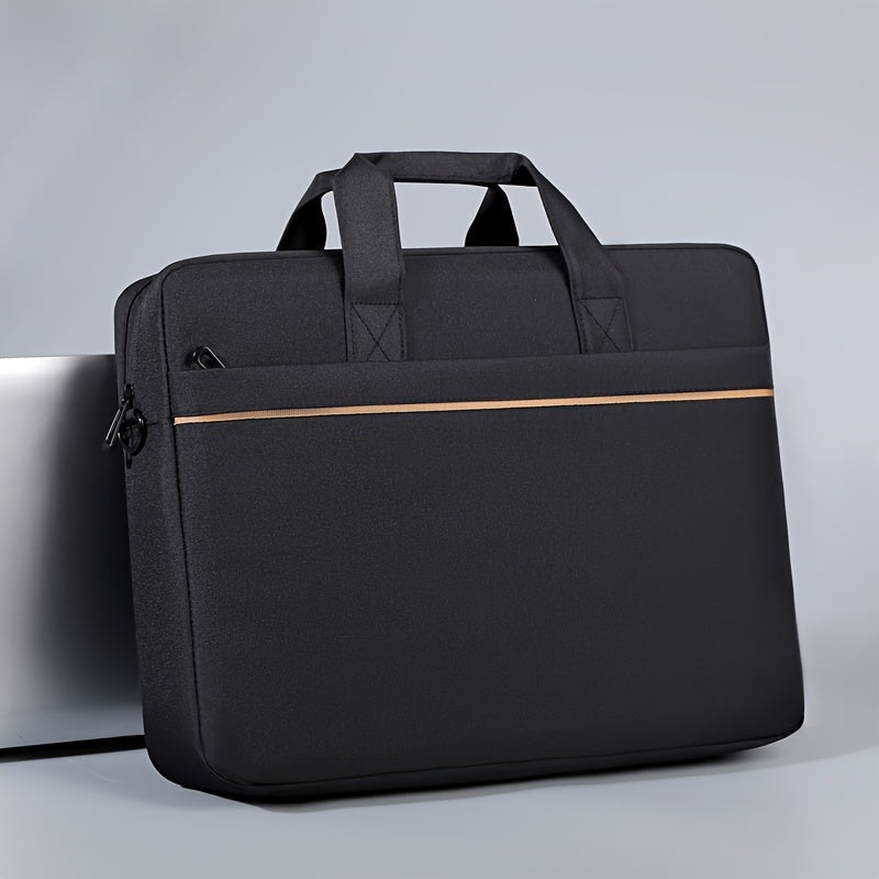 حقيبة كمبيوتر محمول متينة من الليكرا بتصميم مناسب لنقاط التفتيش - حقيبة كتف رمادية للرجال والنساء، متوافقة مع إدارة أمن النقل، بطانة من البوليستر، مثالية للمكتب والمدرسة والسفر، حقيبة أساسية للسفر | حقيبة مناسبة لنقاط التفتيش