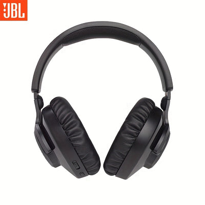 سماعة ألعاب لاسلكية JBL Quantum 350 - عمر بطارية يصل إلى 22 ساعة، عزل للضوضاء، ميكروفون قابل للفصل، وسادات أذن مريحة، شحن USB-C، مثالية لألعاب الكمبيوتر وأجهزة الألعاب، سماعة ألعاب | سماعة ألعاب مريحة | عزل للضوضاء