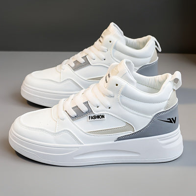 Women's High Top Skate Shoes, Casual Lace Up Outdoor Shoes, Women's Comfortable Sneakers