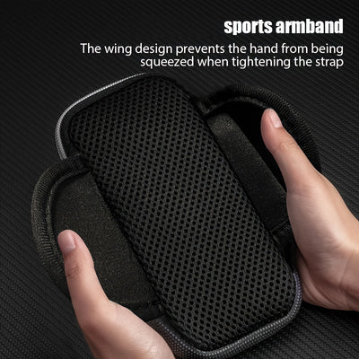 Outdoor Sports Armband - Universal Adjustable Sports Arm Case for Running, Hiking, Cycling, and Travel - Multi-Functional Mobile Phone Arm Bag