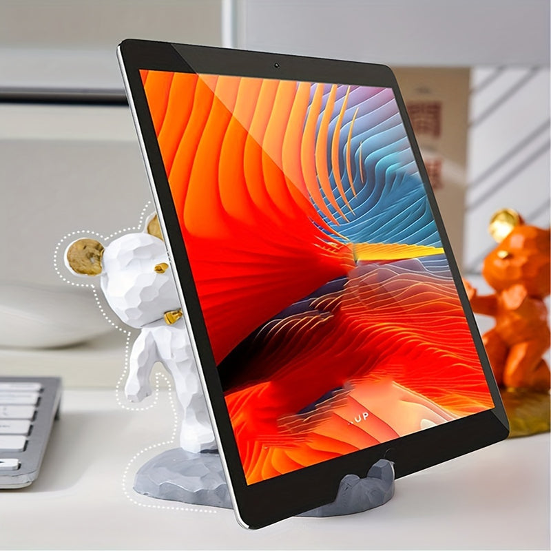 Bear Mobile Phone Bracket, Cartoon Bear Bracket, Creative Mobile Phone Tablet Bracket, Bear Decoration Ornament