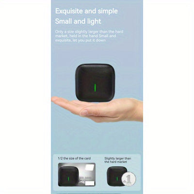 Wireless Earbuds with Long Battery Life, Mini Design, Dual Stereo Sound, Touch Control, Volume Control, Crystal Microphone, 180mAh Lithium Polymer Battery, Type-C Charging, Semi-Open Back Earcups, Non-Waterproof, Compatible w