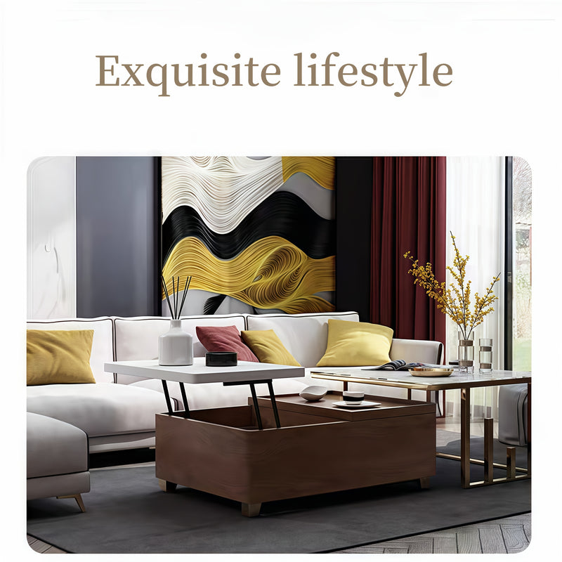 2pcs Adjustable Height Folding Coffee Table Hinges, Pneumatic Lift Table Accessories, Wooden Living Room Coffee Table with Hidden Compartment, Multifunctional Support Frame, Suitable for Living Room and Bedroom, Industrial Ha