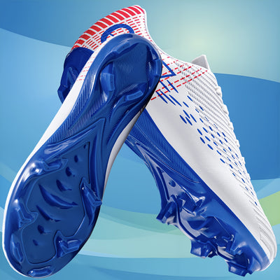 Men'S Lightweight Breathable Football Cleats with TPU Studs & EVA Cushioned Insole - All-Season Training & Match Shoes, Non-Slip Traction, Low-Top Design for Soccer, Soccer Gear, Sleek Sports Footwear, Durable Sports Footwear